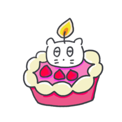 [LINEスタンプ] ベベニャンの誕生日パーティー