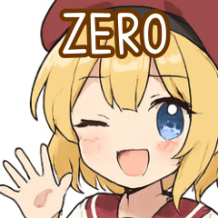 [LINEスタンプ] ZEROのゆるガールスタンプ