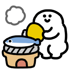 [LINEスタンプ] にっこりマンの秋 動くスタンプ
