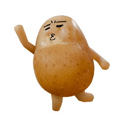 [LINEスタンプ] イモデブマン 