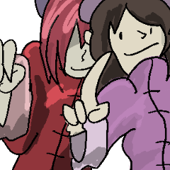 [LINEスタンプ] カンフーっぽい構えの女の子。