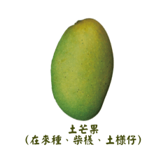 [LINEスタンプ] 台湾 マンゴー 品種 スタンプ 1