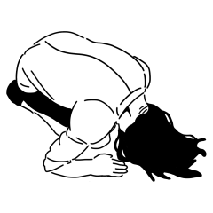 [LINEスタンプ] 土下座スタンダード レディースVer.1