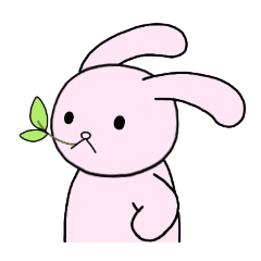 [LINEスタンプ] あまりにもかわいい☆生粋のウサギさん