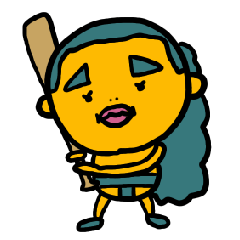 [LINEスタンプ] かっとばせ！おちゃんくん