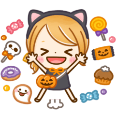 [LINEスタンプ] 秋に役立つ♡大人可愛い女の子
