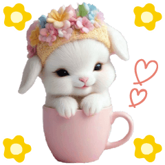 [LINEスタンプ] 可愛い子ヤギ 褒める 全力応援 励まし
