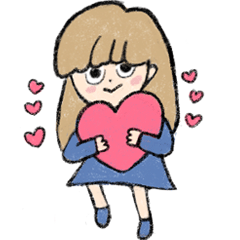 [LINEスタンプ] まりんちゃんとあそぼ