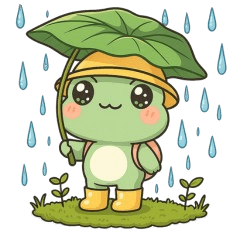 [LINEスタンプ] 素敵な日カエルくんと雨
