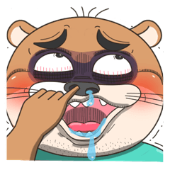 [LINEスタンプ] 爆笑ラッコw