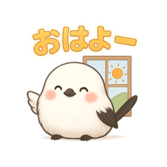 [LINEスタンプ] シマエナガとゆるっと暮らし