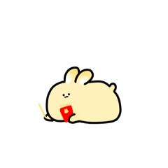 [LINEスタンプ] だるうさぎ‪ ꪔ̤