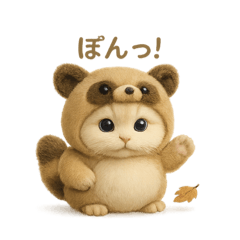 [LINEスタンプ] ネコしてます:着ぐるみ会