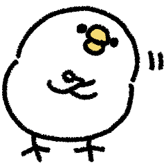 [LINEスタンプ] ○まるめのとりさん5○