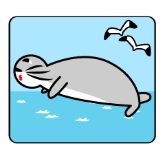 [LINEスタンプ] あざらしスタンプ第54弾