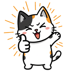 [LINEスタンプ] さりげにゃい三毛猫のきもち