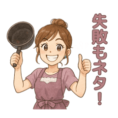 [LINEスタンプ] なないろママちゃん⭐️どじな日常