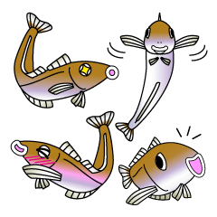 [LINEスタンプ] 鱚彦（きすひこ）くんの日常【敬語】会話