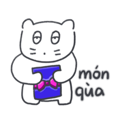[LINEスタンプ] ベベニャンの誕生日パーティー(ベトナム語)