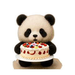 [LINEスタンプ] パンダが動きます