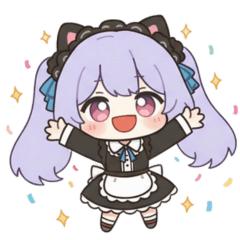 [LINEスタンプ] メイドちゃんの小さな日常