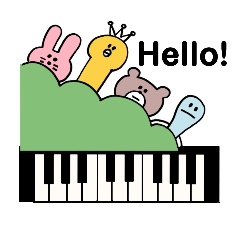 [LINEスタンプ] キーボードの楽しいスタンプ