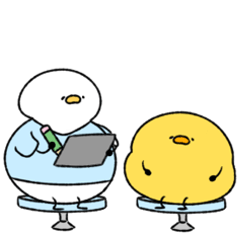 [LINEスタンプ] へんてこなアヒルの整体師