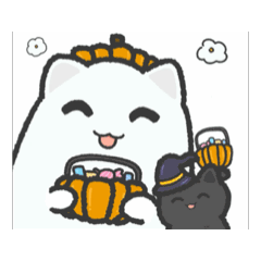 [LINEスタンプ] コネコちゃんとニャスパー 