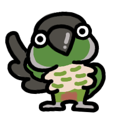 [LINEスタンプ] ウロコインコ ノーマルがいっぱい