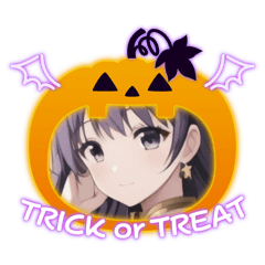 [LINEスタンプ] 美少女の秋2・ハロウィン