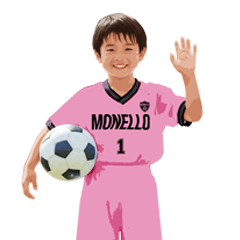 [LINEスタンプ] MONELLO！ サッカー小僧