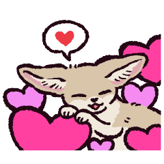 [LINEスタンプ] フェネックです
