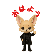 [LINEスタンプ] フェネックの、たっくん①