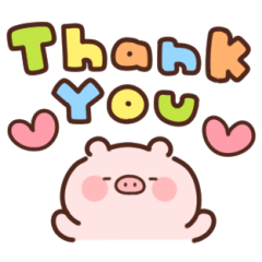[LINEスタンプ] 動くこぶたの英語 