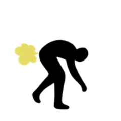[LINEスタンプ] [アレンジ用]うっかり屁こき1