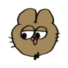 [LINEスタンプ] ほうじ茶の顔スタンプ▼
