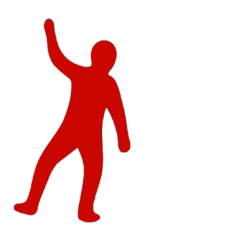 [LINEスタンプ] [アレンジ用]赤い影の男2