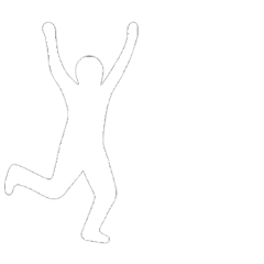 [LINEスタンプ] [アレンジ用]白い影の男2
