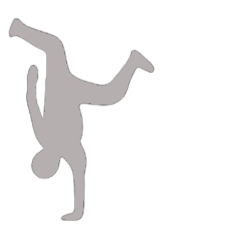 [LINEスタンプ] [アレンジ用]グレーの影の男1