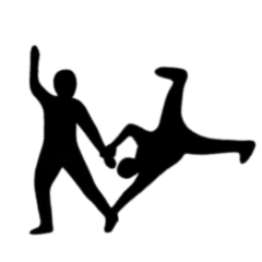 [LINEスタンプ] [アレンジ用]組体操な二人1