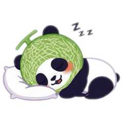 [LINEスタンプ] メロンパンダさん