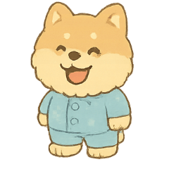 [LINEスタンプ] 柴犬パジャマの遊び時間