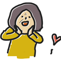 [LINEスタンプ] 感謝を伝えるおばあちゃんスタンプ 