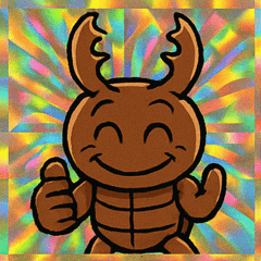 [LINEスタンプ] 炎角クワガタのスタンプ集@SFW