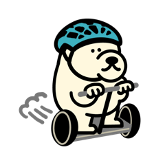 [LINEスタンプ] 白柴プップ