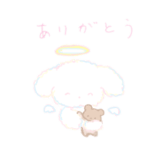 [LINEスタンプ] ましゅまろわんこの文字入りスタンプ