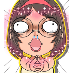 [LINEスタンプ] おもしろ顔ガールズ2