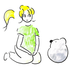 [LINEスタンプ] こあらとおねえさん3