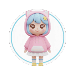 [LINEスタンプ] foodgirl move 