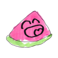 [LINEスタンプ] スイカ田のスタンプ▼